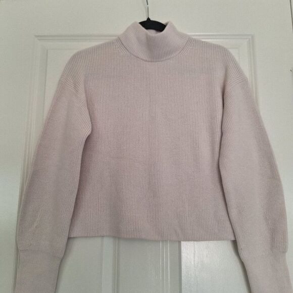 Lululemon athletica crop wool cotton sweater size 4 - Picture 1 of 6
